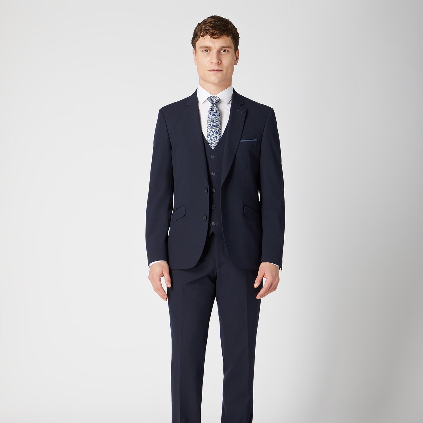 Remus Uomo 11770 79 Dark Navy Tapered Suit Jacket