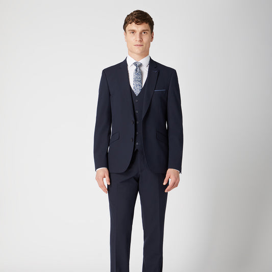 Remus Uomo 11770 79 Dark Navy Tapered Suit Jacket