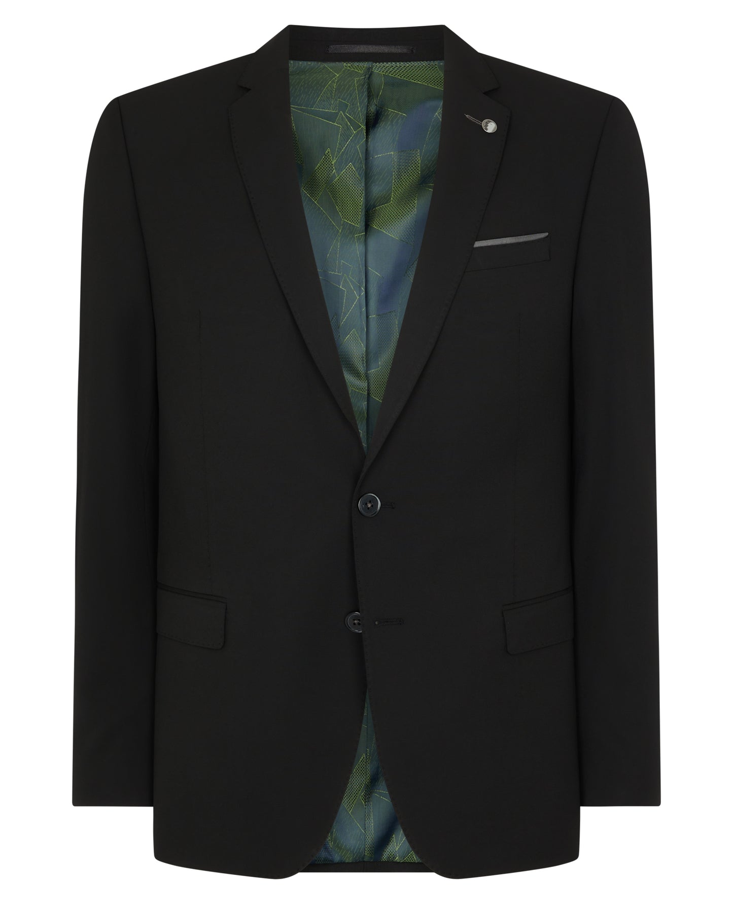 Remus Uomo 11880 00 Black Slim Suit Jacket