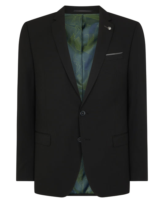 Remus Uomo 11880 00 Black Slim Suit Jacket