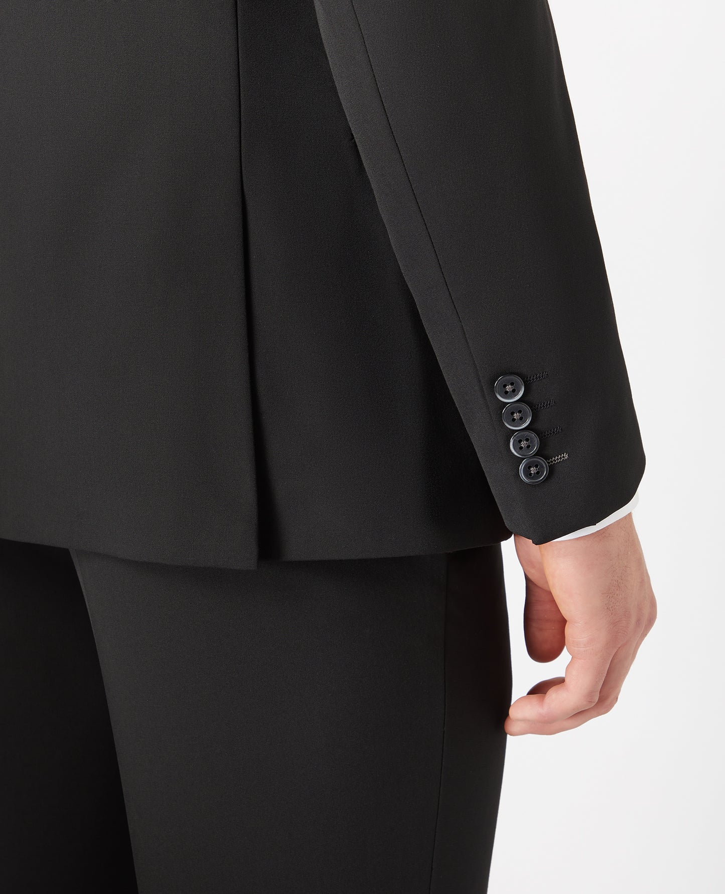 Remus Uomo 11880 00 Black Slim Suit Jacket