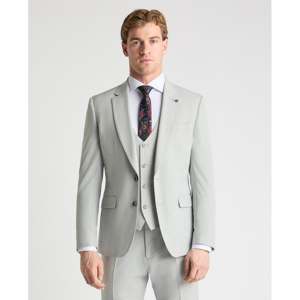 Remus Uomo 11770 03 Light Grey Tapered Suit Jacket