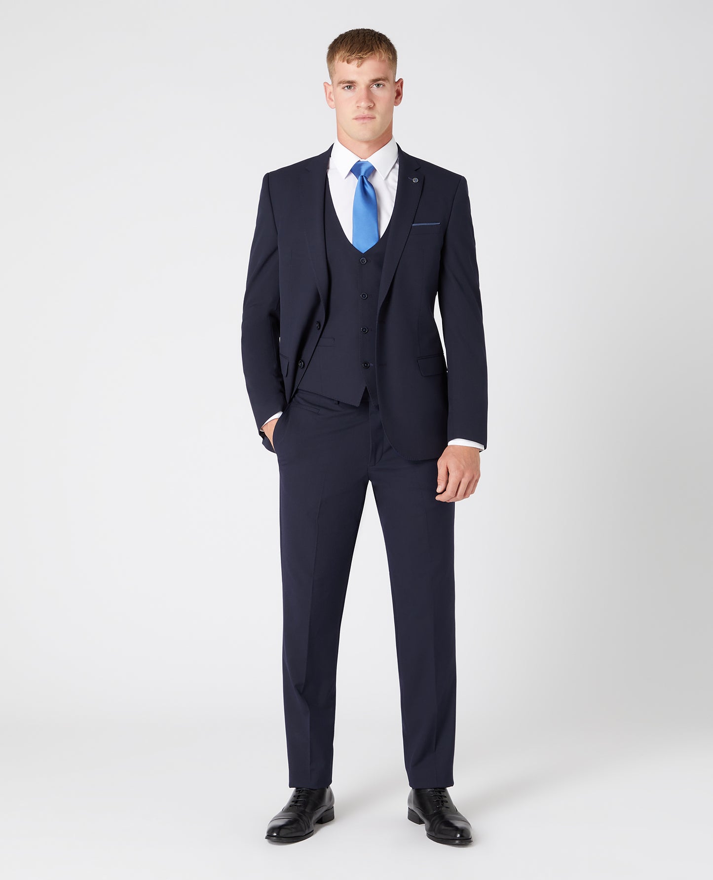 Remus Uomo 11880 79 Dark Navy Slim Suit Jacket