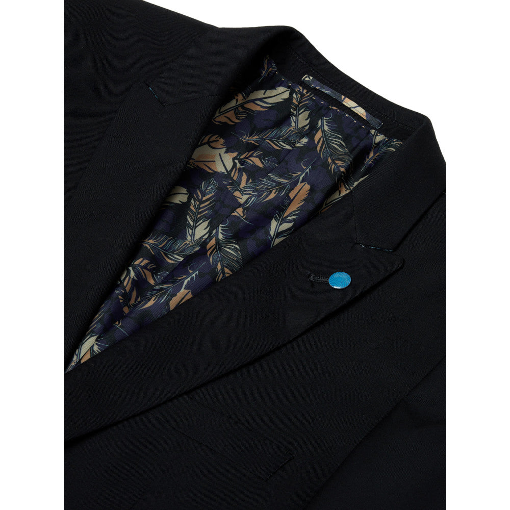 Spin 11917 00 Black Slim Suit Jacket