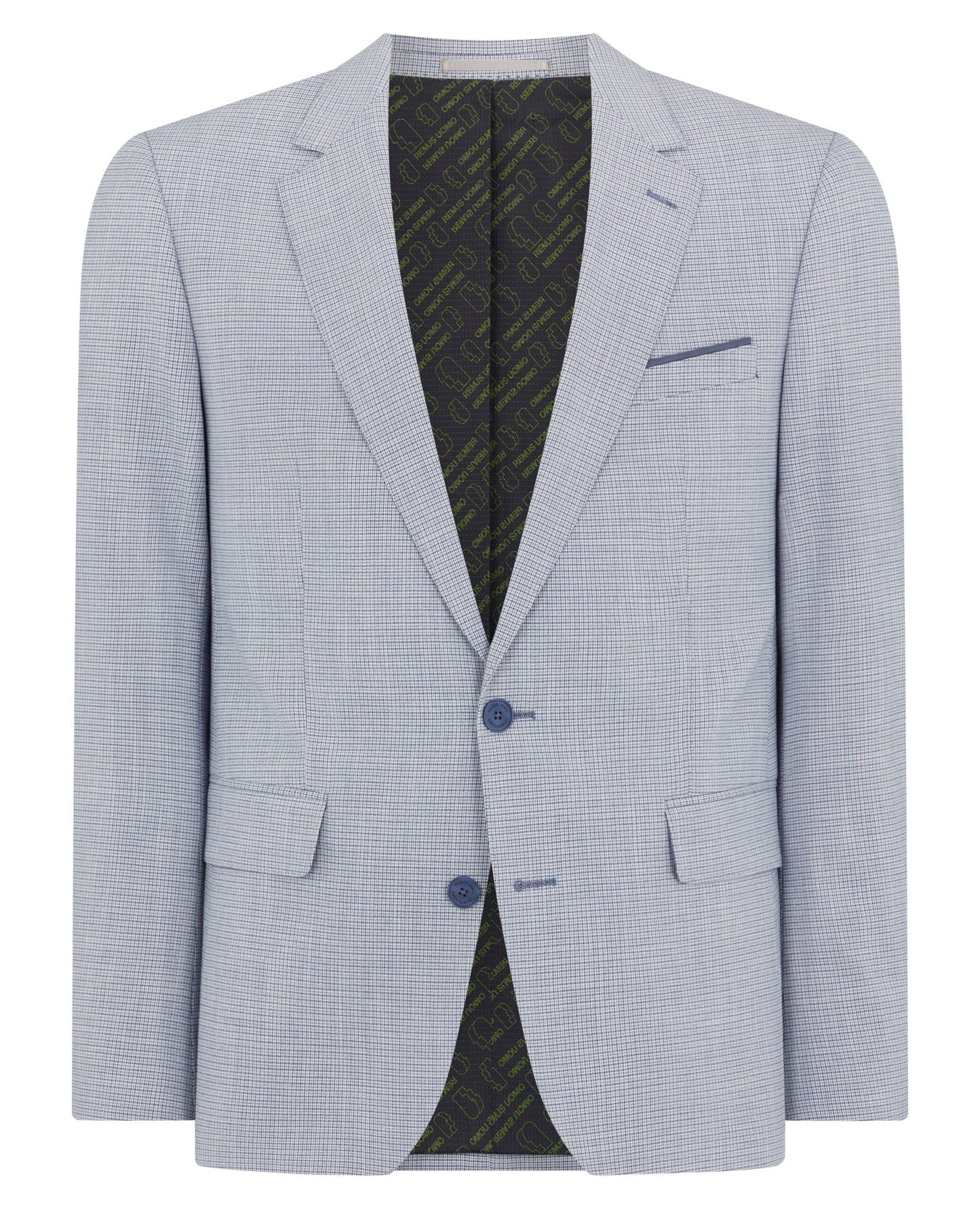 Remus Uomo 12253 22 Light Blue Tapered Petro Suit Jacket