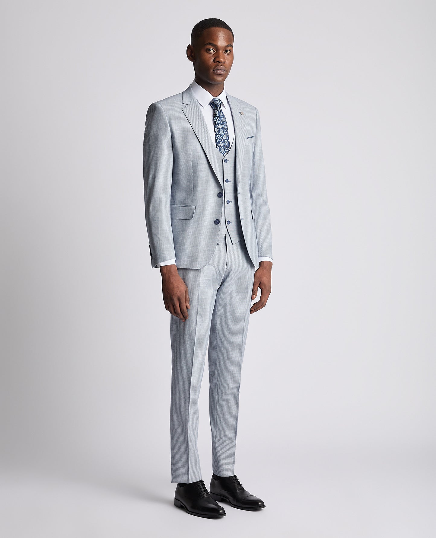 Remus Uomo 12253 22 Light Blue Tapered Petro Suit Jacket
