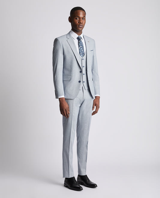 Remus Uomo 12253 22 Light Blue Tapered Petro Suit Jacket