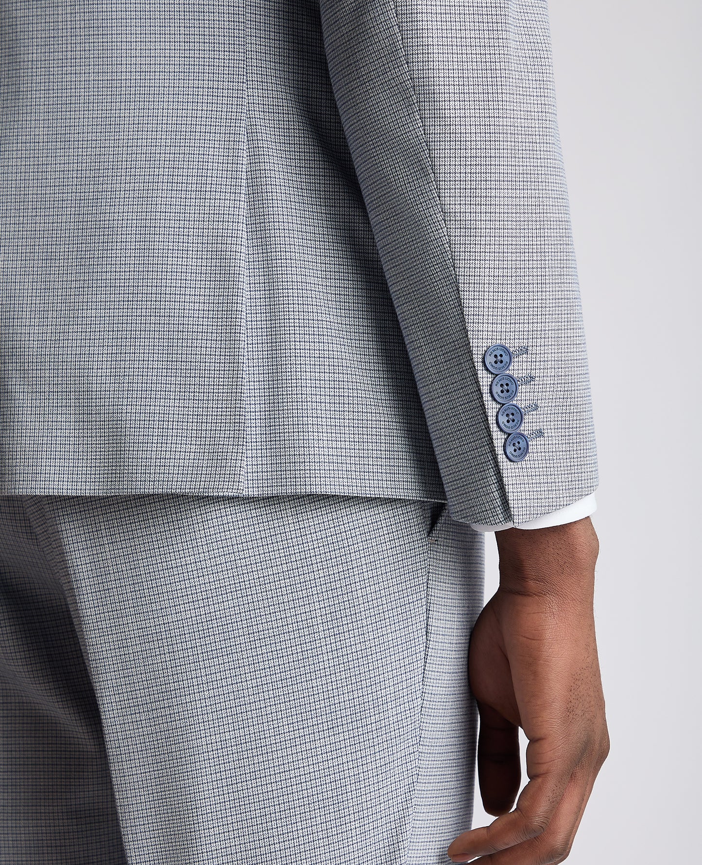 Remus Uomo 12253 22 Light Blue Tapered Petro Suit Jacket