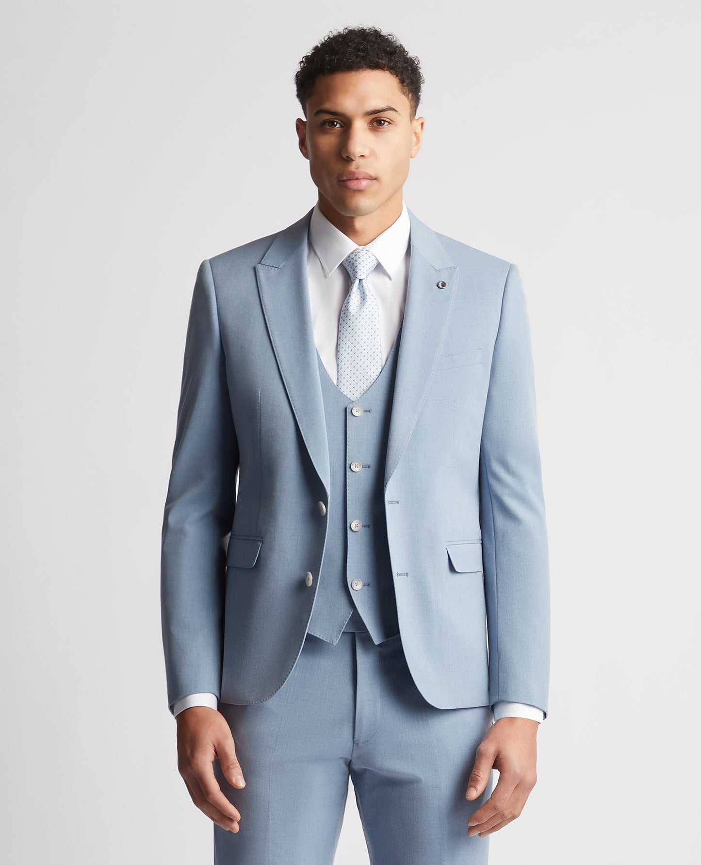 Remus Uomo 12277 23 Blue Tapered Suit Jacket
