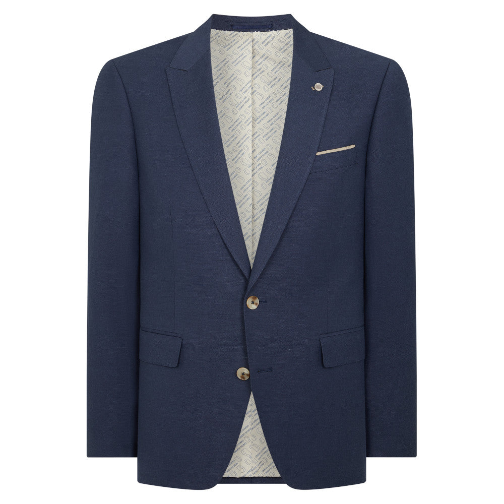 Remus Uomo 12271 28 Slate Blue Tapered Suit Jacket