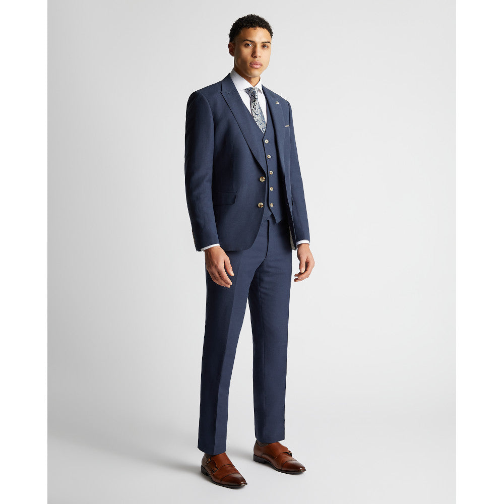 Remus Uomo 12271 28 Slate Blue Tapered Suit Jacket