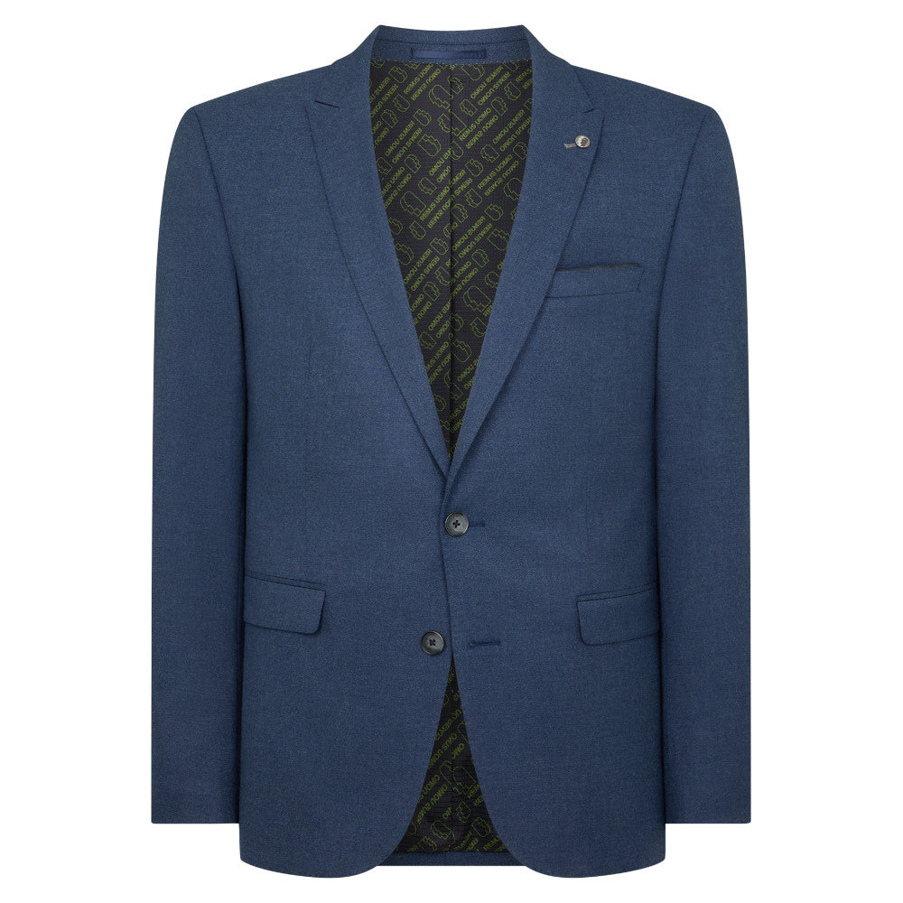 Remus Uomo 12280 Blue Slim Jacket