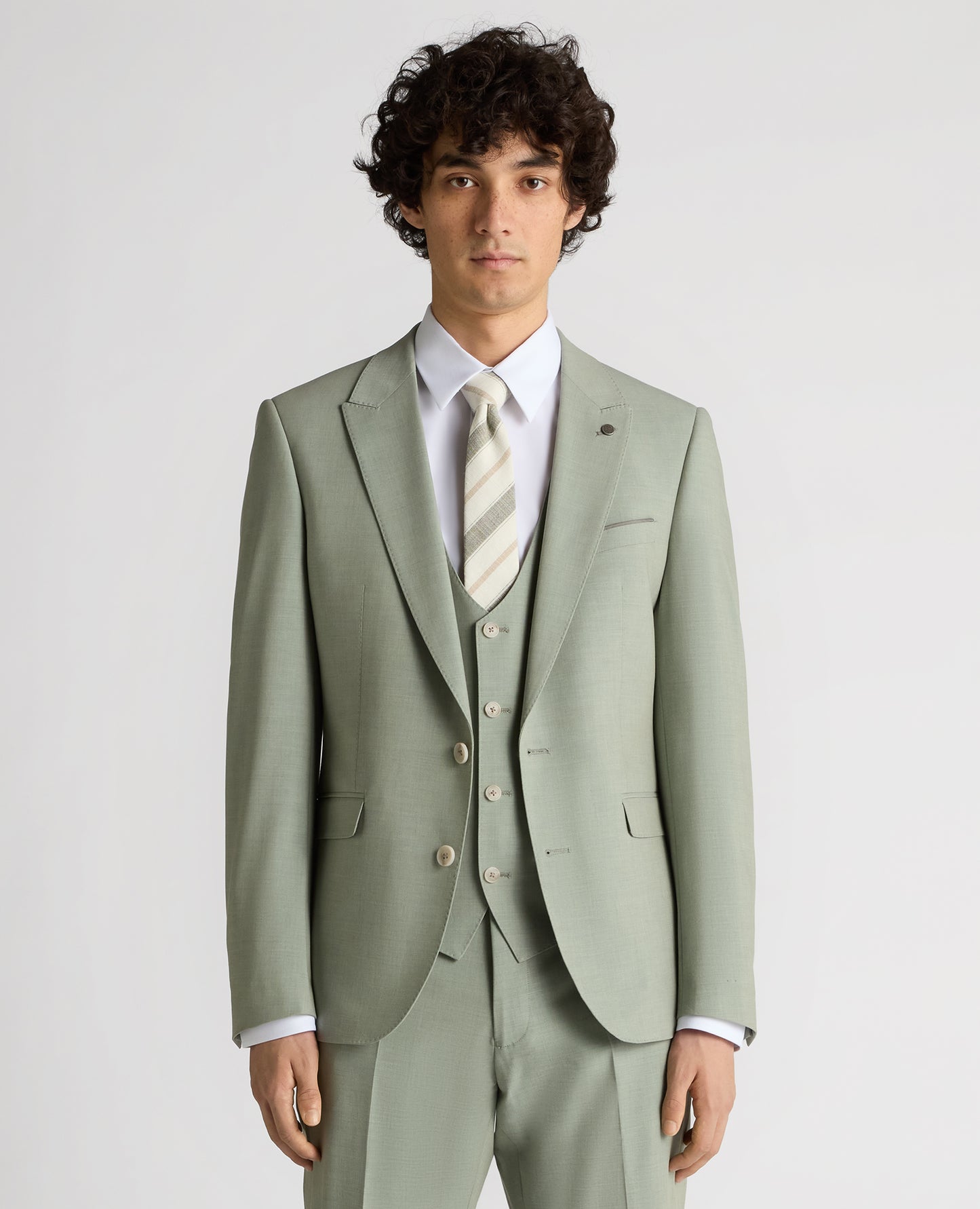 Remus Uomo 12704 32 Light Green/Grey Jacket