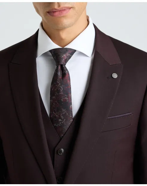 Remus Uomo 12743 69 Wine Jacket Tapered