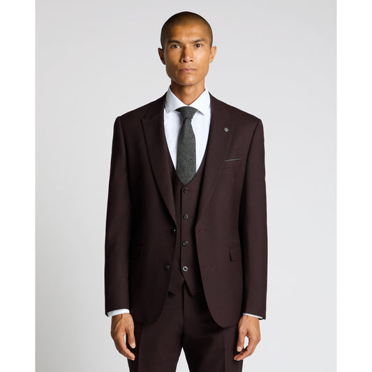 Remus Uomo 42050 69 Wine Slim Jacket