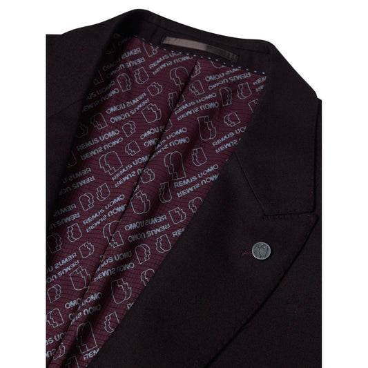 Remus Uomo 42051 69 Wine Tapered Jacket
