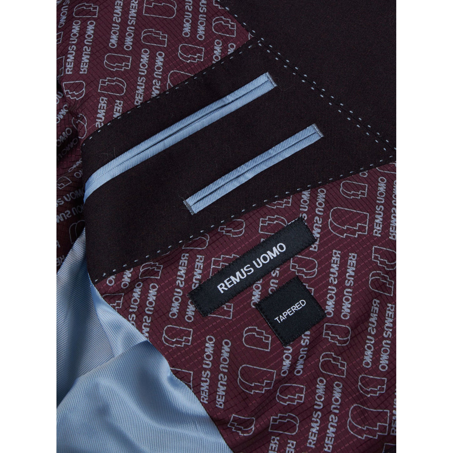 Remus Uomo 42051 69 Wine Tapered Jacket