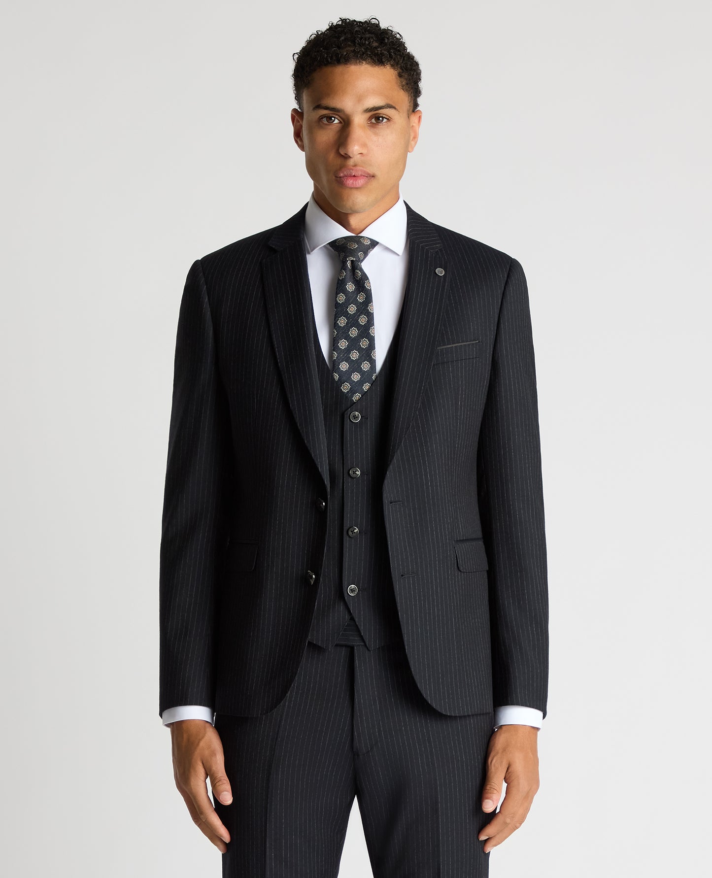 Remus Uomo 42053 79 Navy Tapered Jacket