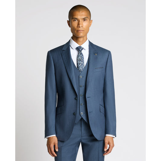 Remus Uomo 42060 26 Blue Slim Jacket