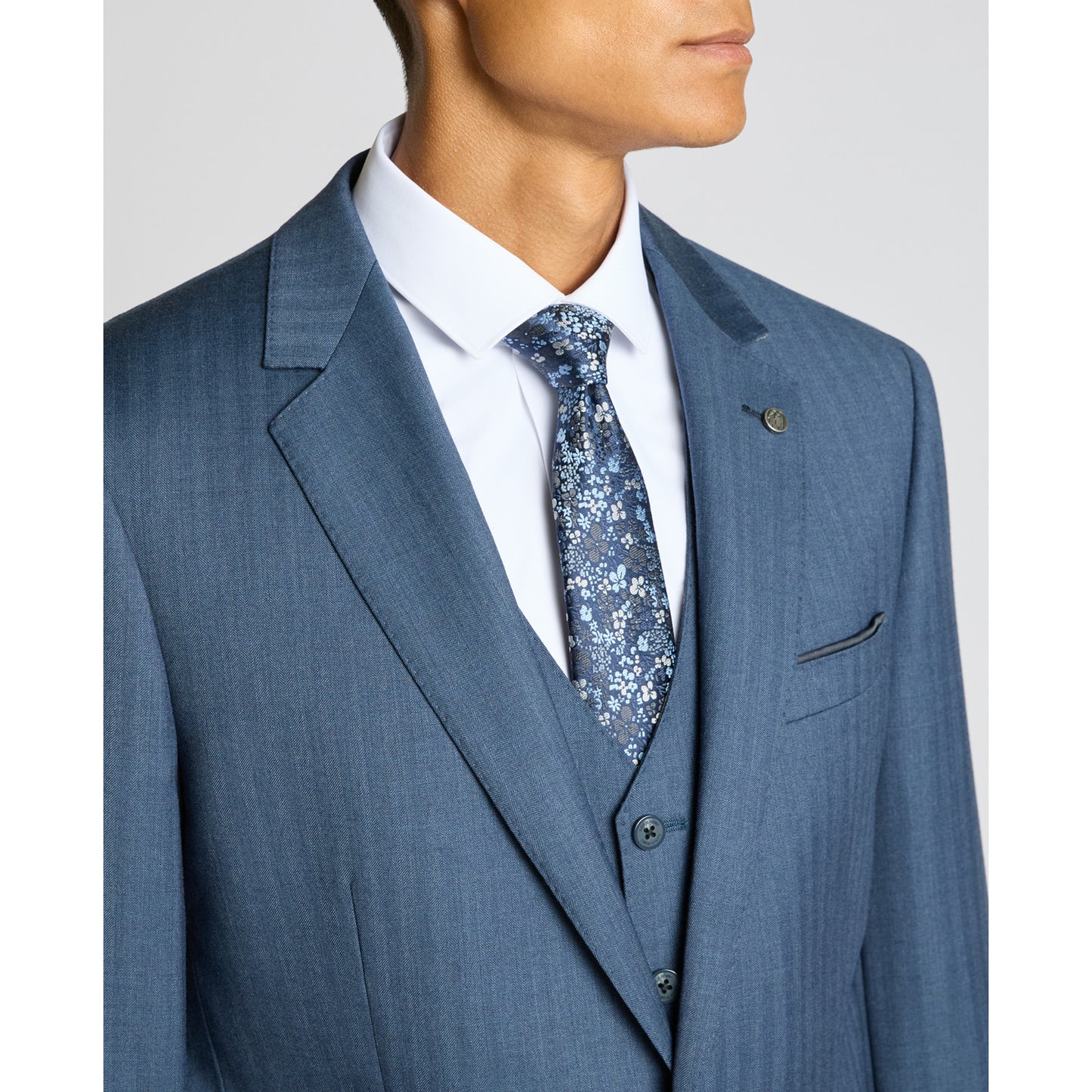 Remus Uomo 42060 26 Blue Slim Jacket