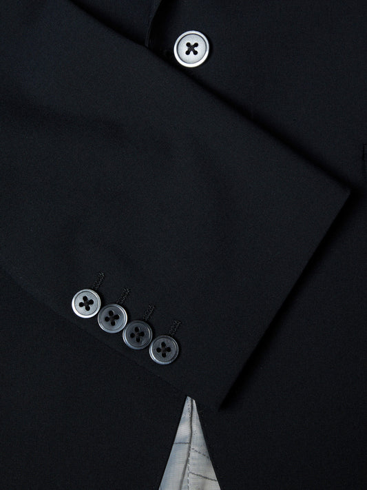 Remus Uomo 44770 00 Black Slim Suit Jacket