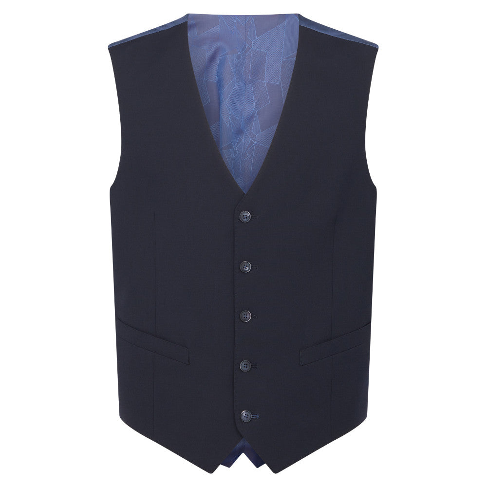 Remus Uomo 51770 79 Dark Navy Tapered Suit Waistcoat