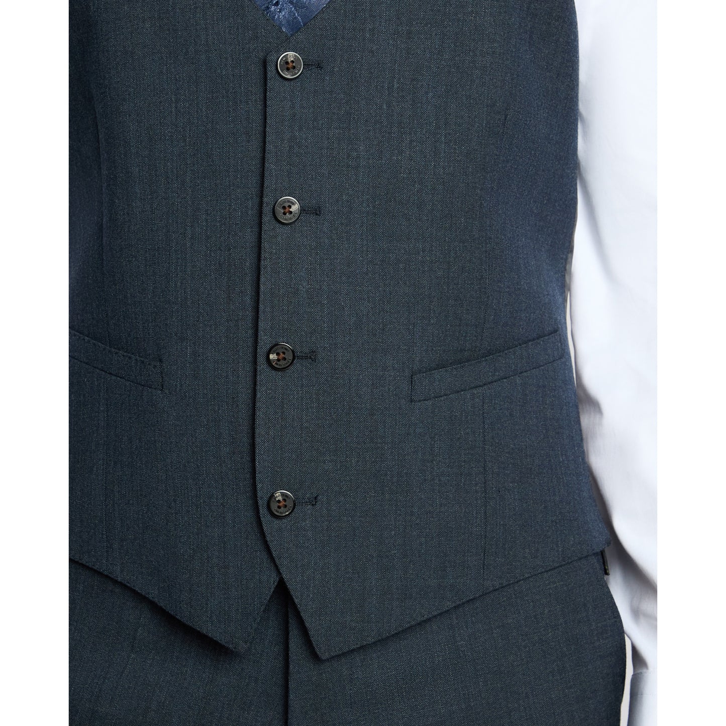 Remus Uomo 52051 29 Dark Blue Tapered Waistcoat