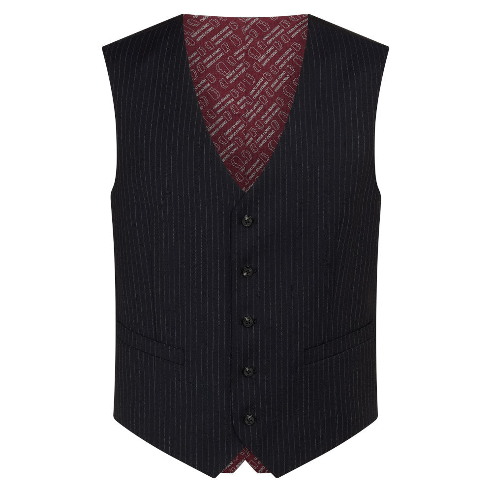 Remus Uomo 52053 79 Navy Tapered Waistcoat
