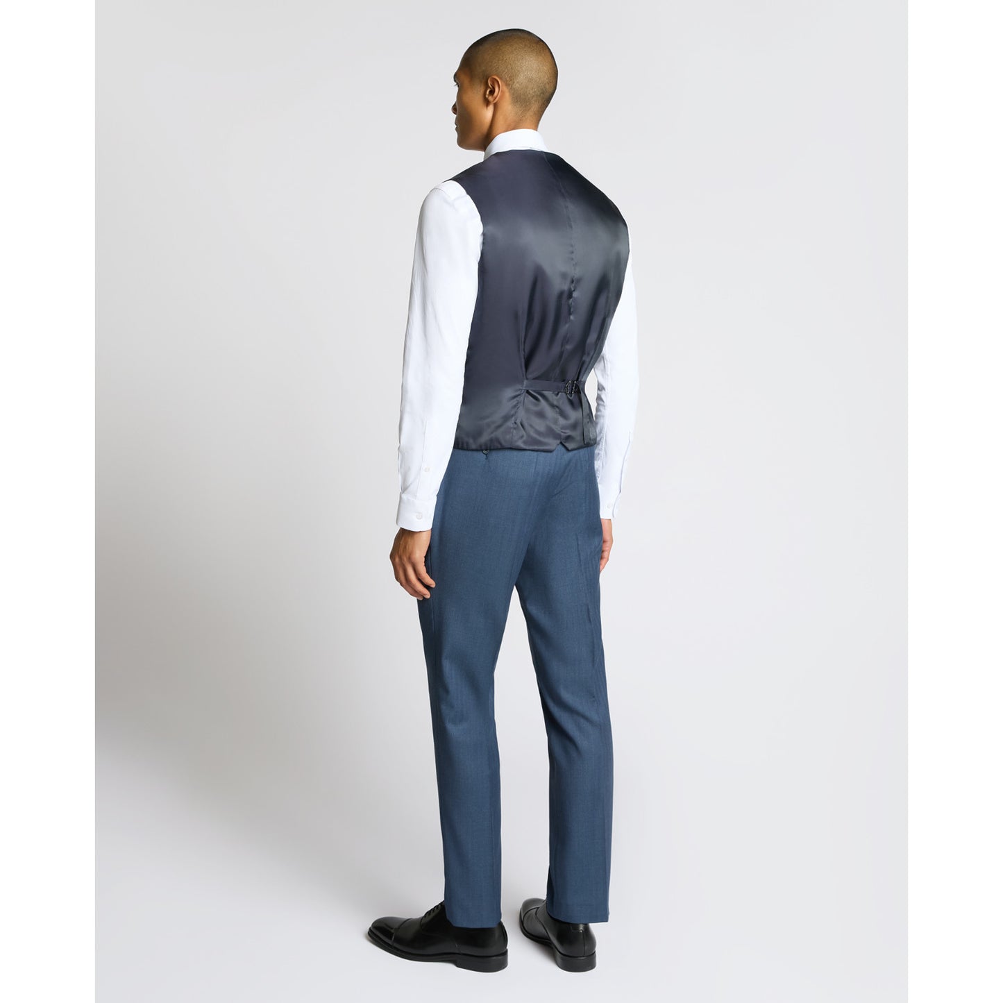 Remus Uomo 52061 26 Blue Tapered Waistcoat