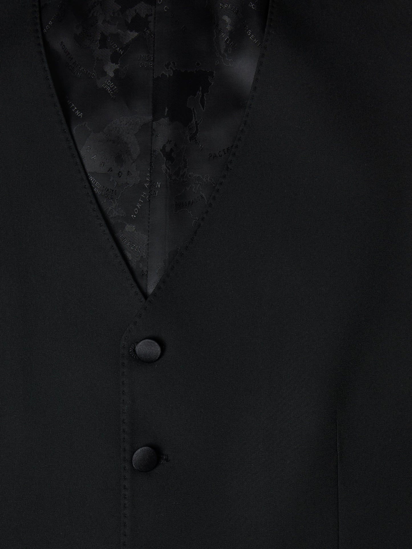 Remus Uomo 52162 00 Black Slim Suit Waistcoat