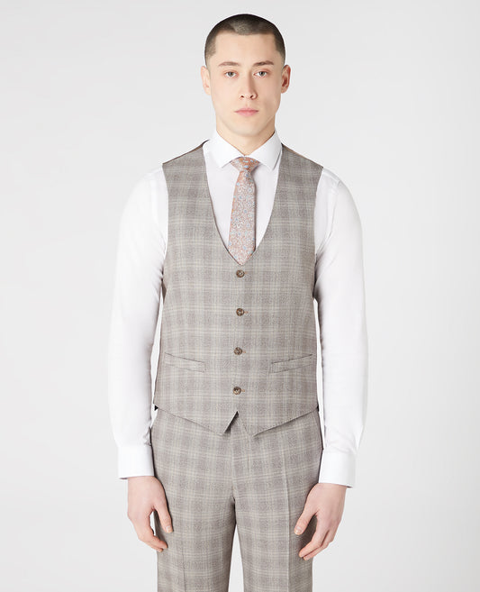 Remus Uomo 52201 96 Fawn Waistcoat