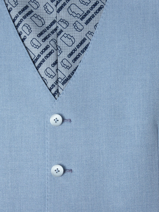 Remus Uomo 52277 23 Blue Tapered Suit Waistcoat