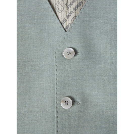 Remus Uomo 52704 32 Light Green/Grey Tapered Suit Waistcoat
