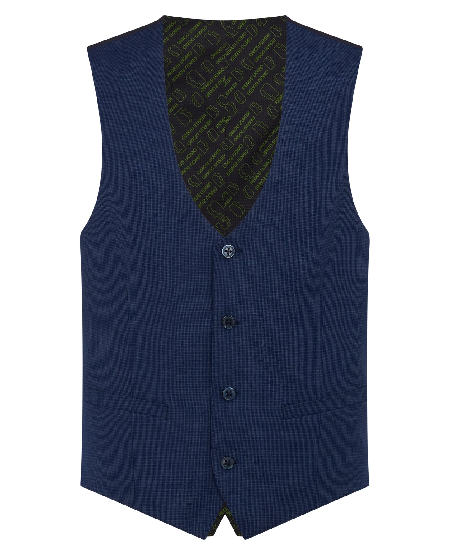 Remus Uomo 52710 28 Blue Slim Suit Waistcoat