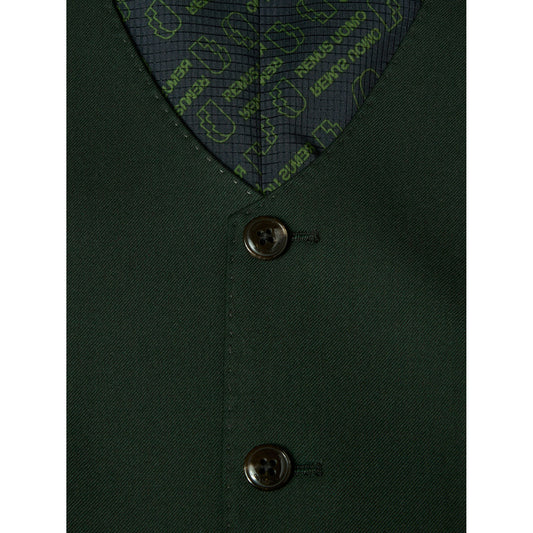 Remus Uomo 52742 39 Fir/Bottle Green Waistcoat Slim