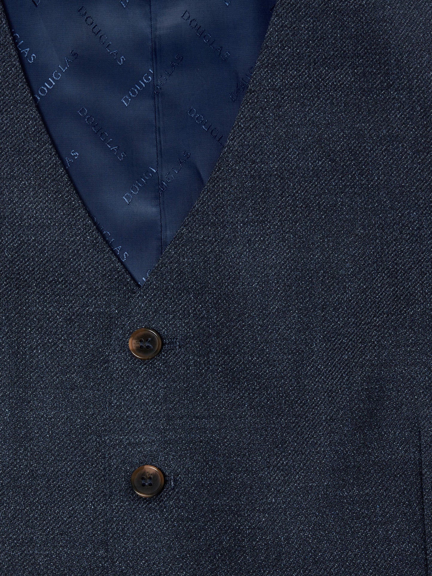 Douglas 55066 28 Slate Blue Romelo Suit Waistcoat