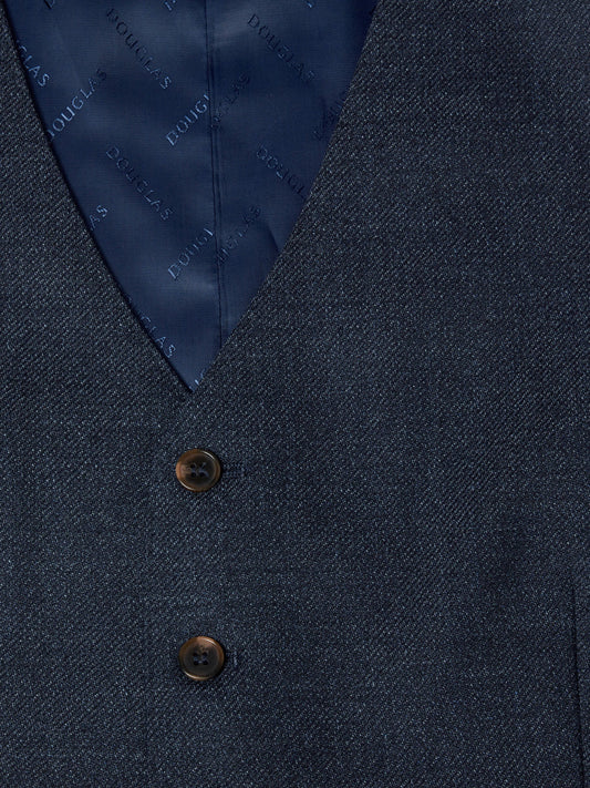 Douglas 55066 28 Slate Blue Romelo Suit Waistcoat