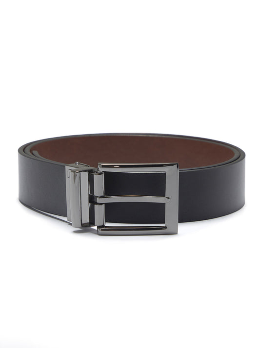 Remus Uomo 70717 57 Black/Dark Tan Reversible Belt