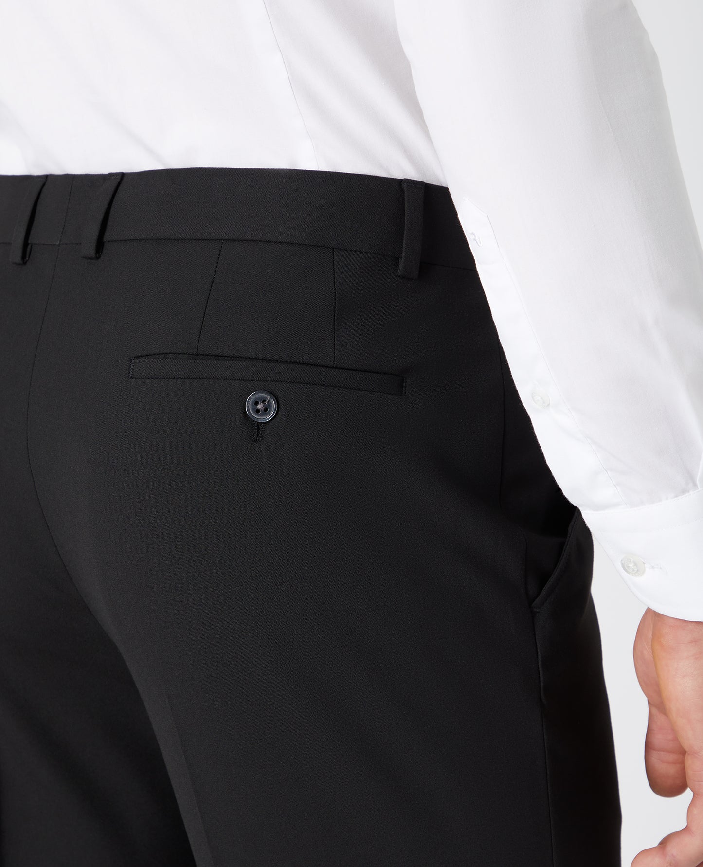 Remus Uomo 71770 00 Black Tapered Trouser
