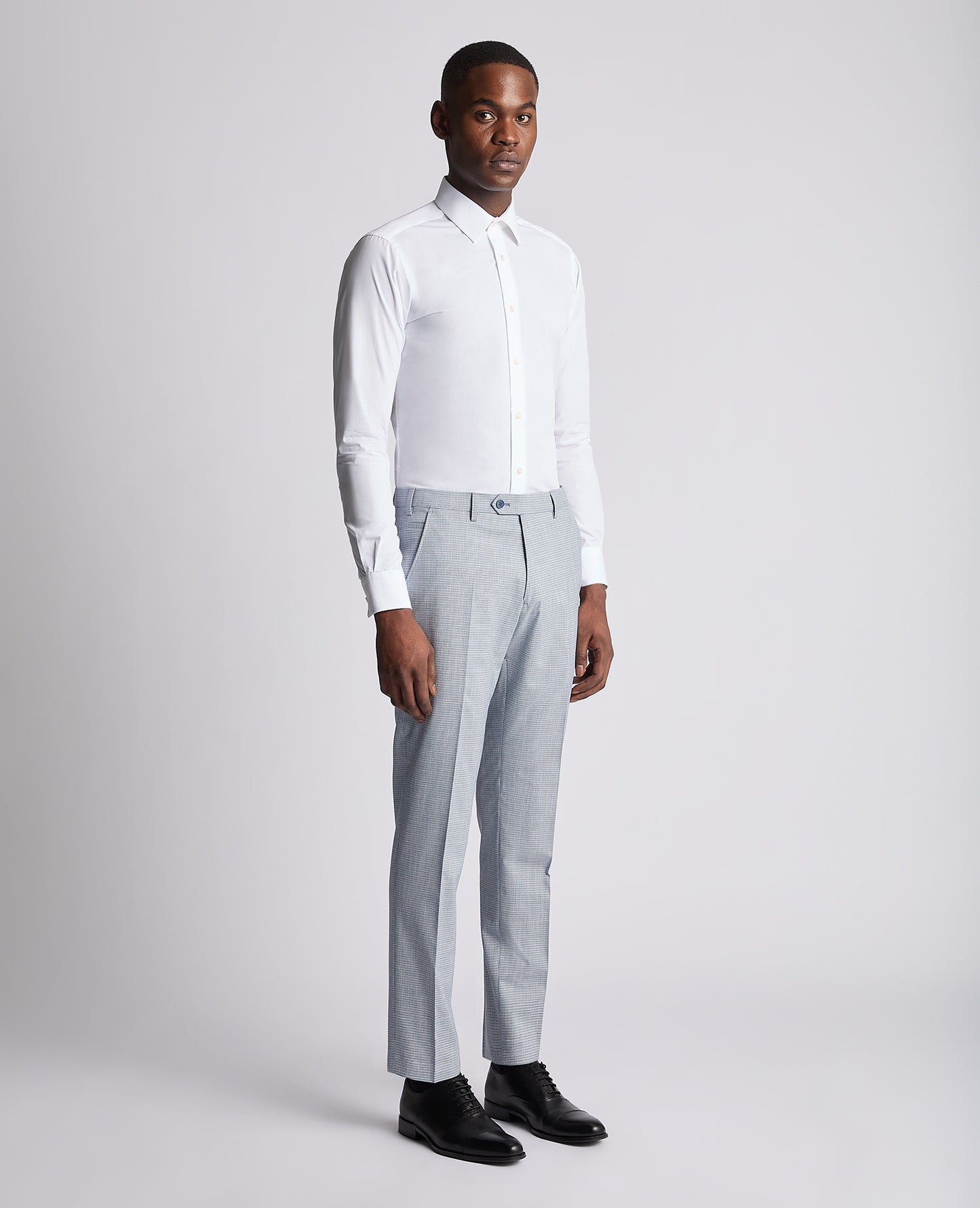Remus Uomo 72253 22 Light Blue Tapered Petro Suit Trouser