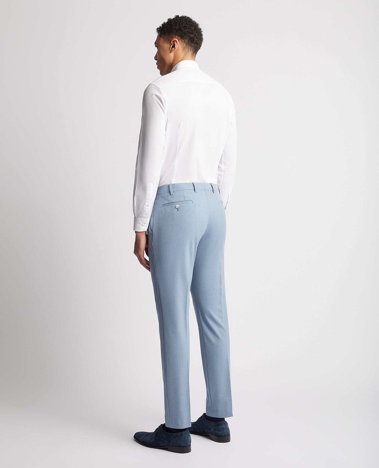 Remus Uomo 72277 23 Blue Tapered Suit Trouser