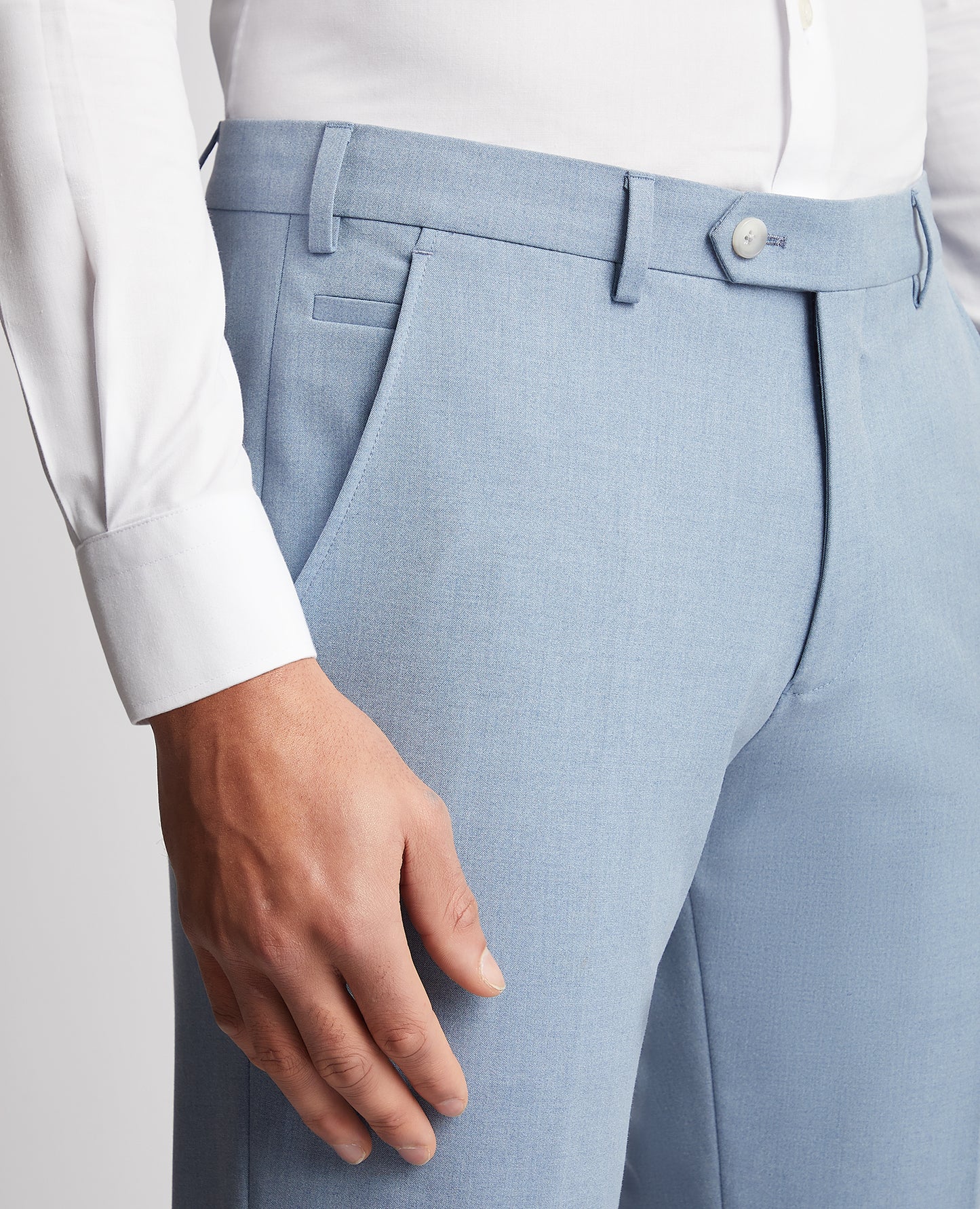 Remus Uomo 72277 23 Blue Tapered Suit Trouser