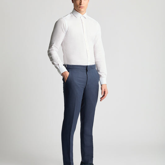 Remus Uomo 72270 28 Slate Blue Slim Suit Trouser