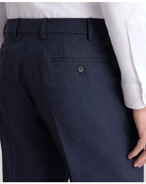 Remus Uomo 72752 26 Trouser Navy Pinstripe Tapered