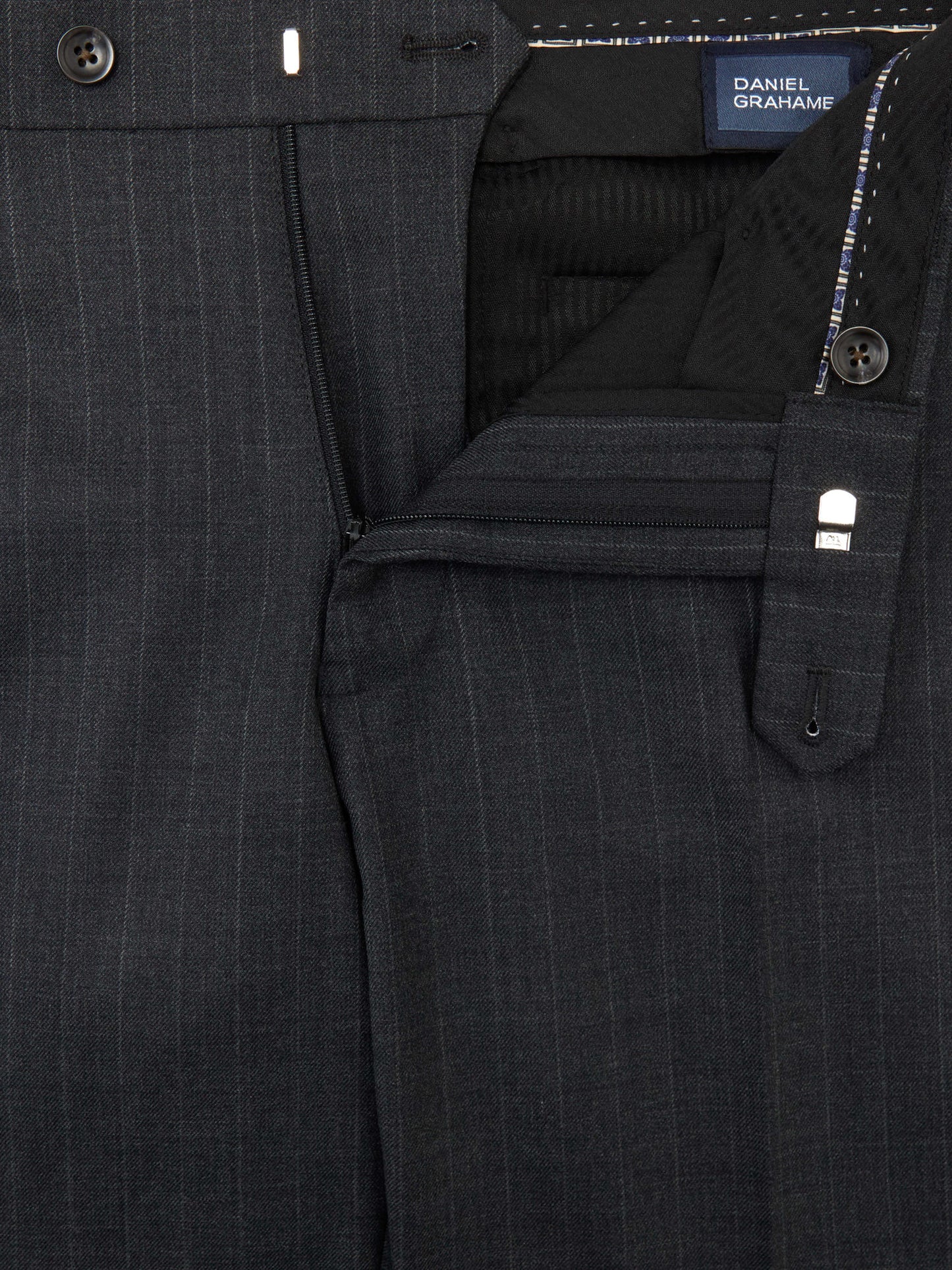 Daniel Grahame 73192 08 Charcoal Damon Suit Trouser
