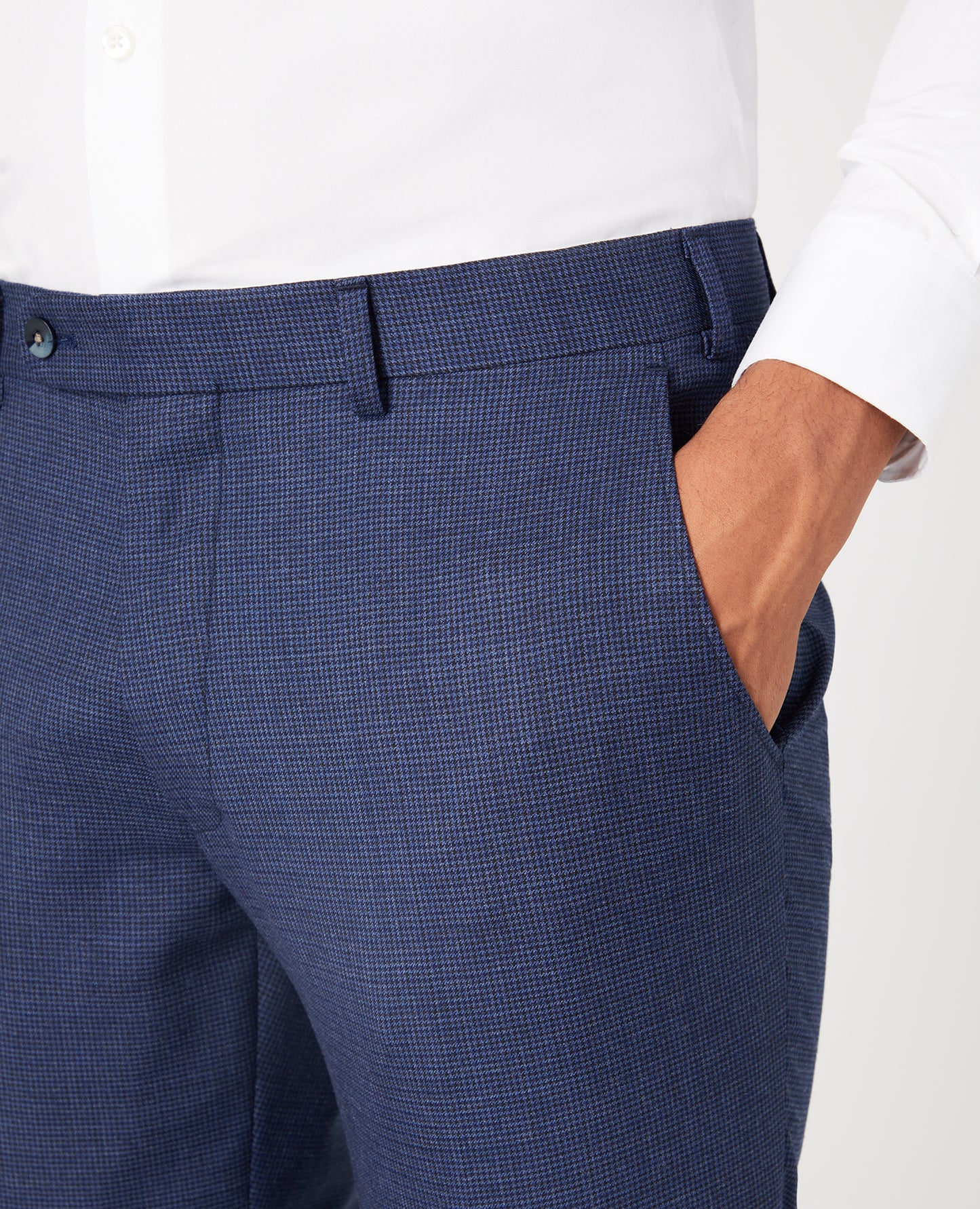 Remus Uomo 74131 27 Dark Blue Tapered Suit Trouser