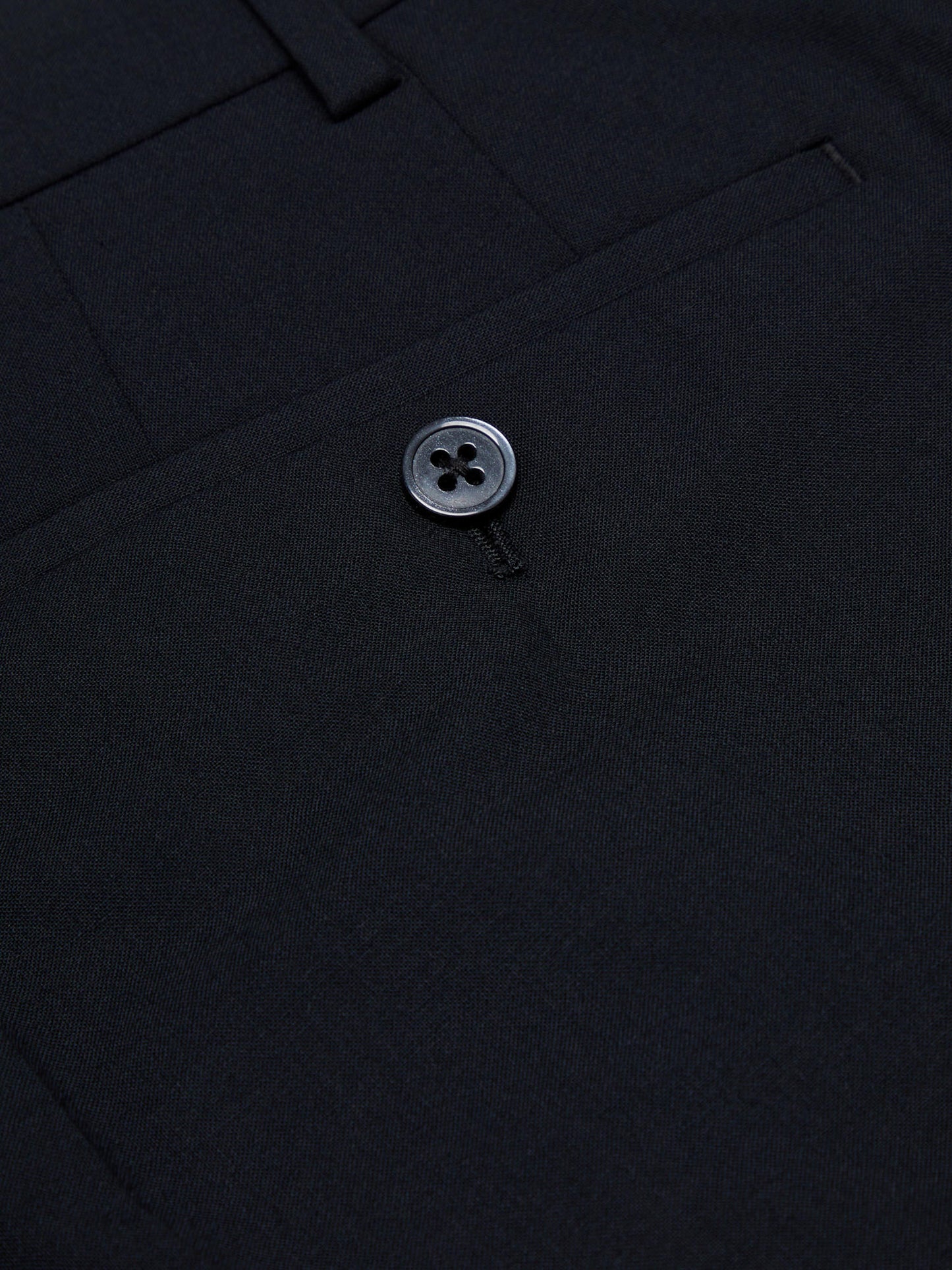 Remus Uomo 74770 00 Black Slim Suit Trouser