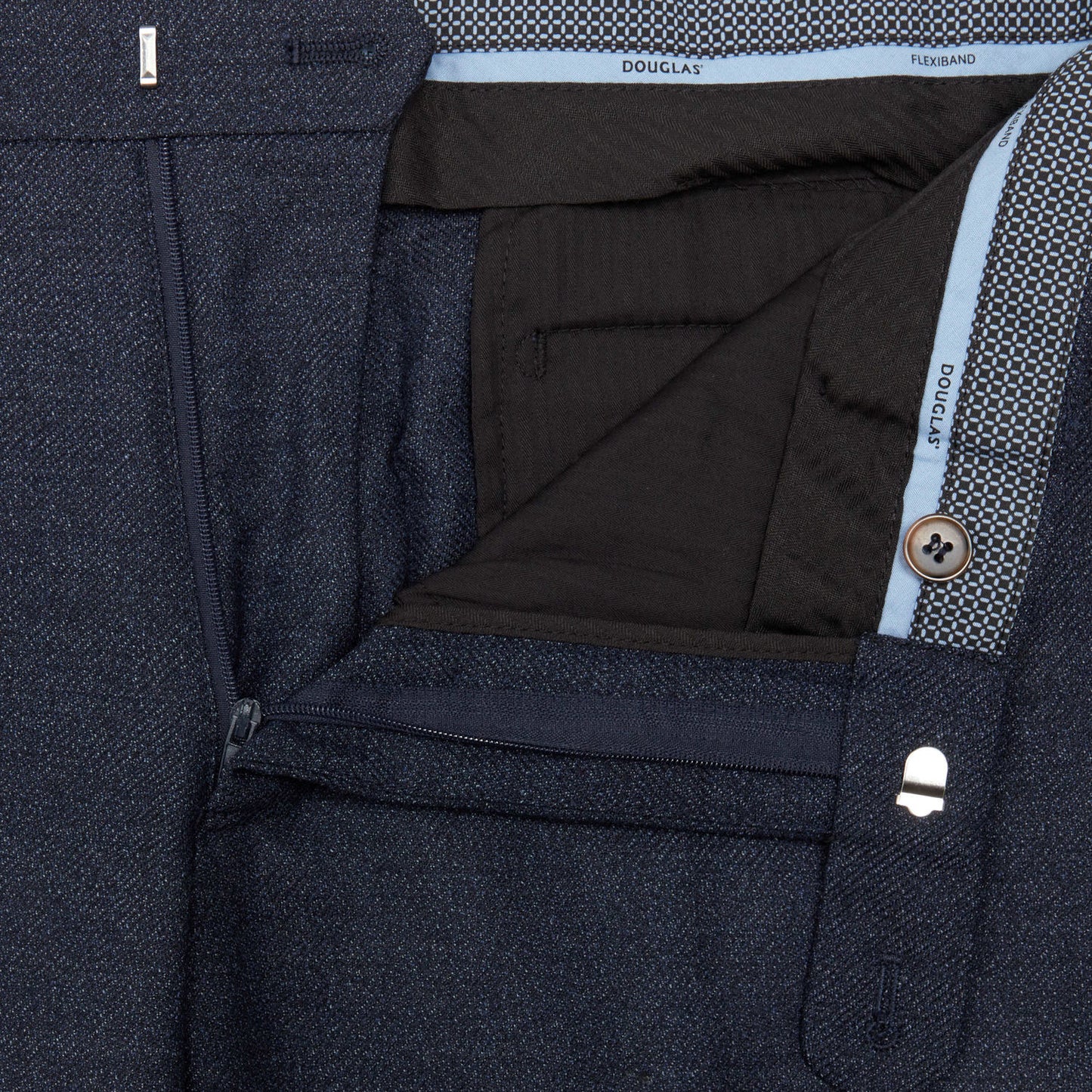 Douglas 75066 28 Slate Blue Romelo Suit Trouser