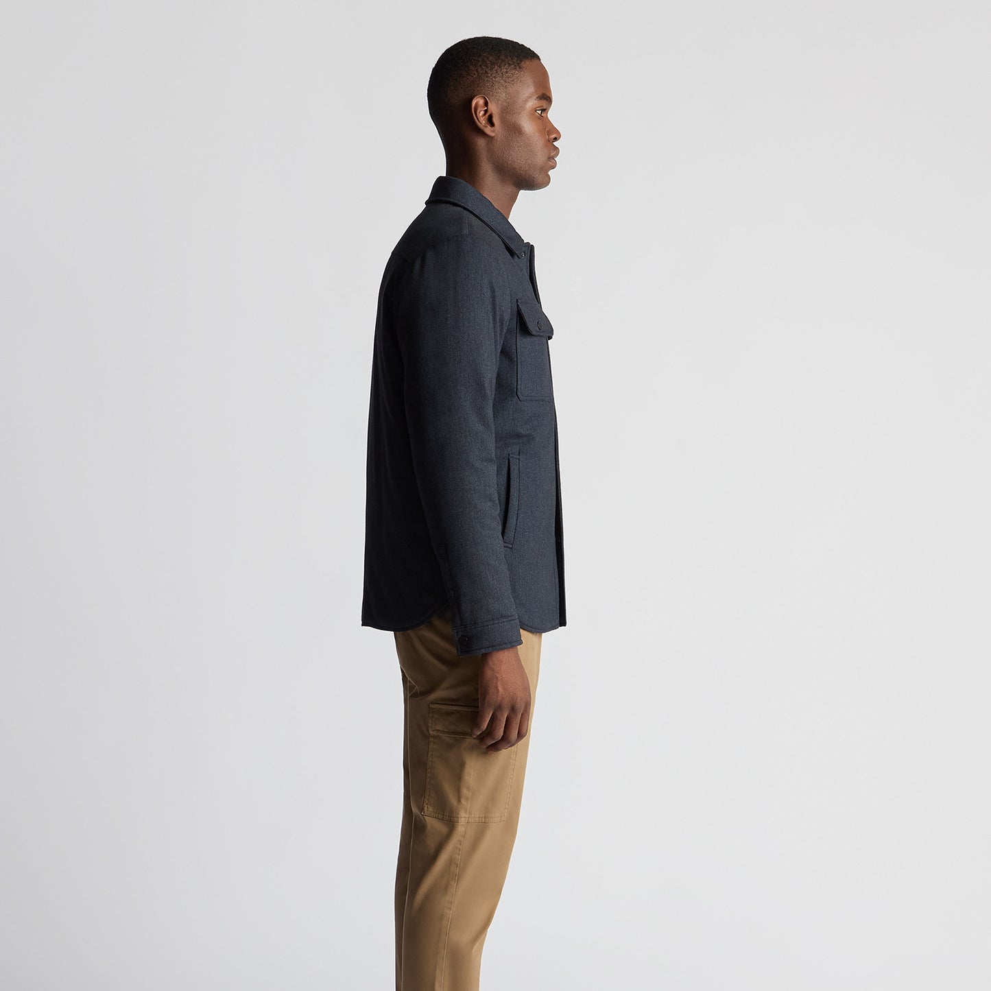 Remus Uomo 80708 28 Slate Blue Brayden Shirt Jacket