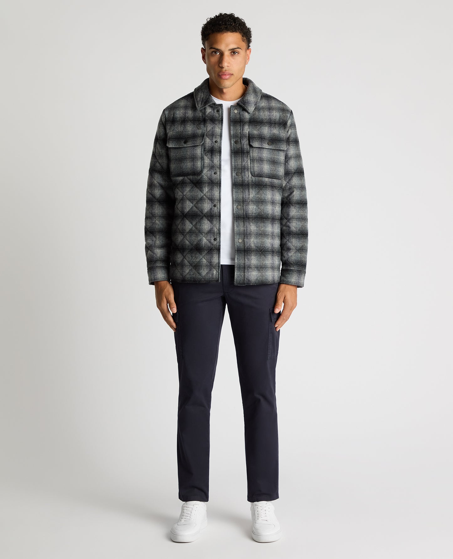 Remus Uomo 80709 78 Navy Griffin Quilted Jacket